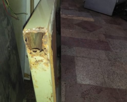 سمكرة باب ثلاجة