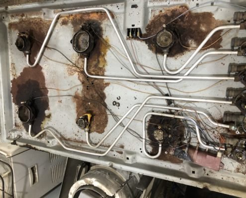 تنظيف البوتاجاز من الصدأ 2