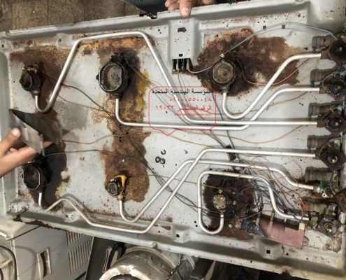 تنظيف البوتاجاز من الصدأ 9