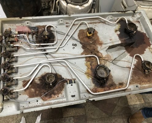 تنظيف البوتاجاز من الصدأ 11